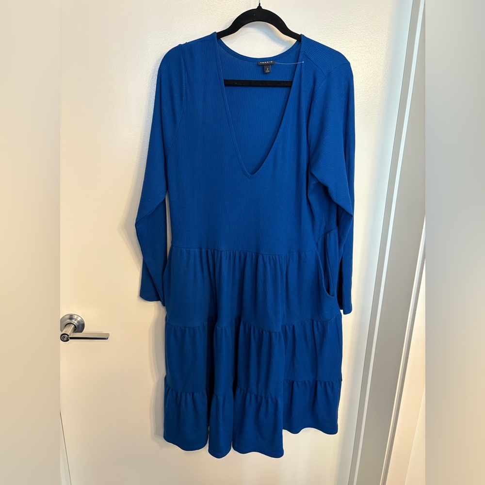 Torrid Royal Blue Long Sleeve Dress